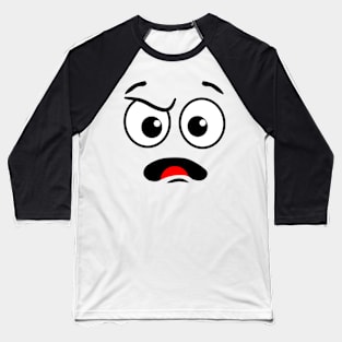 Surprised face Baseball T-Shirt